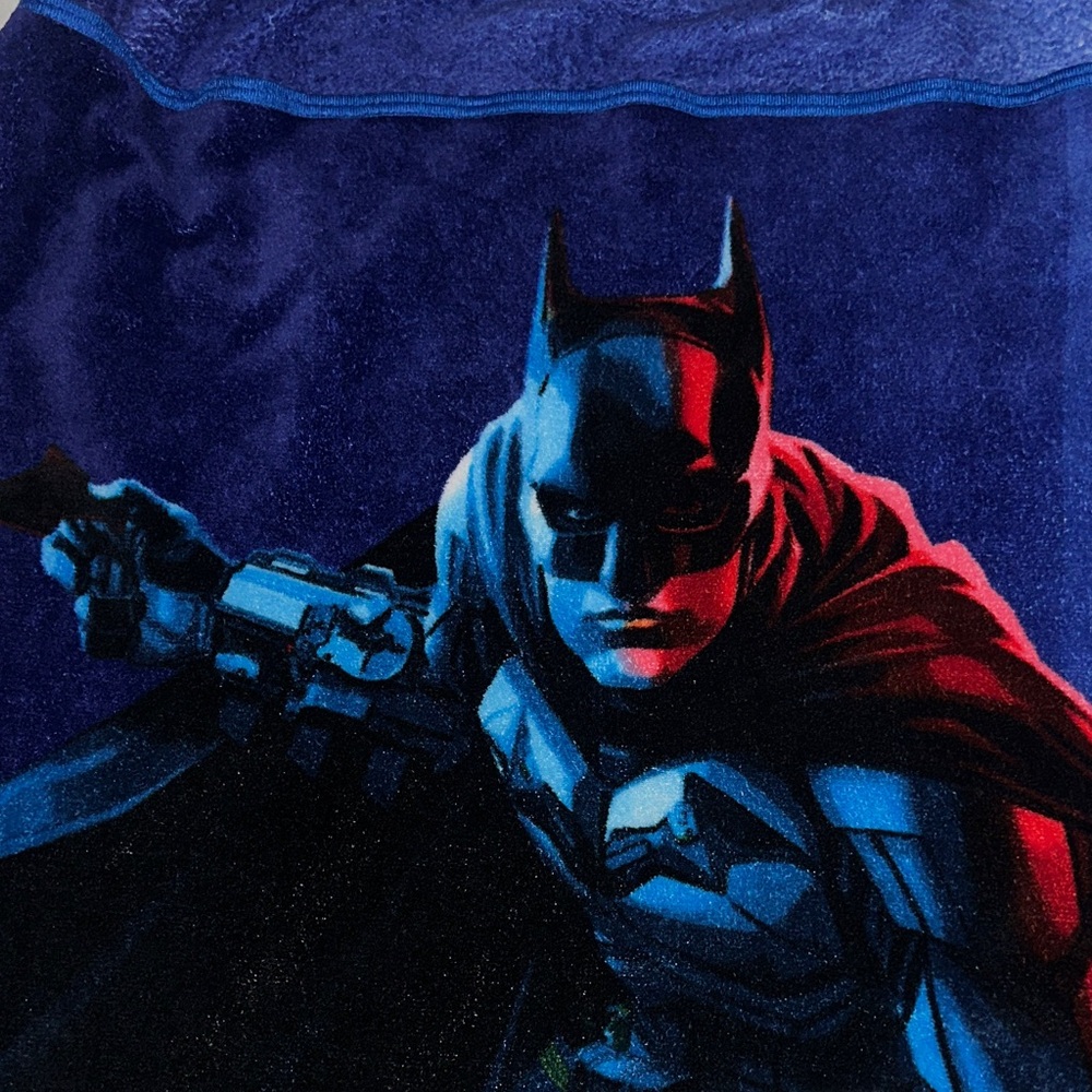 Collectible. Home. Batman OS Blue and Red Blanket